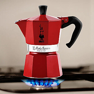 Bialetti Moka Express Зимняя страна чудес 3tz красный