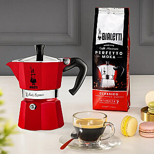 Bialetti Moka Express Зимняя страна чудес 3tz красный