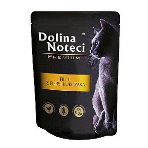 Dolina Noteci Premium Филе куриной грудки с соусом - влажный корм для кошек - 85 г