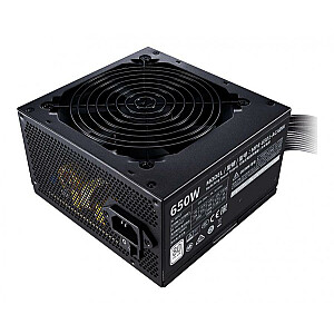 Power Supply COOLER MASTER 650 Watts Efficiency 80 PLUS PFC Active MTBF 100000 hours MPE-6501-ACABW-EU