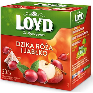 LOYD LOYD Чай Дикая Роза с Яблоком 20 пирамидок