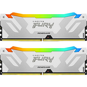 Kingston Fury Renegade RGB atmiņa, DDR5, 48 GB, 8400MHz, CL40 (KF584CU40RWAK2-48)