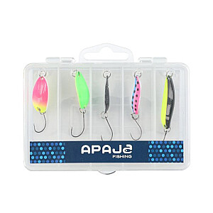 Šūpiņu komplekts Apaja spoon lure 2-5g 5gab. 635706