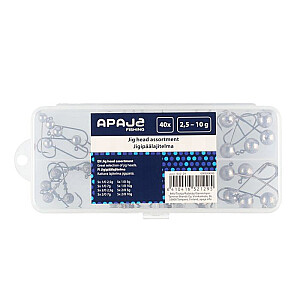 Jig galvu komplekts Apaja 2.5-10g 40gab. 632129