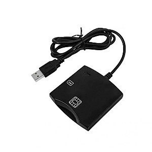 CP CP ID1 2в1 USB 2.0 считыватель ID-карт с слотом для SIM-карты 80см кабель (6.5x6см) черный