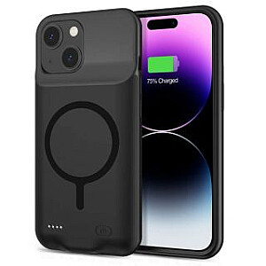 Tech-Protect Tech-Protect PowerCase case for iPhone 15 with MagSafe and 7000mAh power bank - black