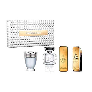 SET MINIATUR PACO RABANNE One Million EDT 5ml + One Million Elixir Intense EDP 5ml + Invictus EDT 5ml + Phantom EDT 5ml