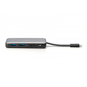 Ceļojumu dokstacija USB Type C 7-porti HDMI 4K/60Hz PD 3.0