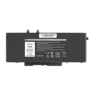 Аккумулятор 4GVMP для Dell Latitude 5400 5500 5510 8000 мАч (61 Втч) 7.6В (7.4В)