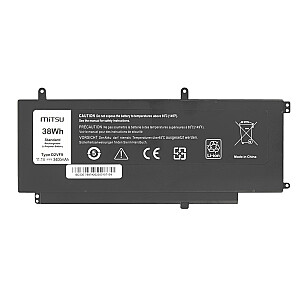 Аккумулятор D2VF9 Dell Vostro 14 5459 Inspiron 15 7547 3400 мАч (38 Втч) 11.1В (10.8В)