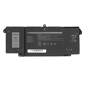 Аккумулятор 7FMXV для Dell Latitude 5320 7320 7420 7520 - 15.2V 4144 mAh (63 Wh) 15.2V