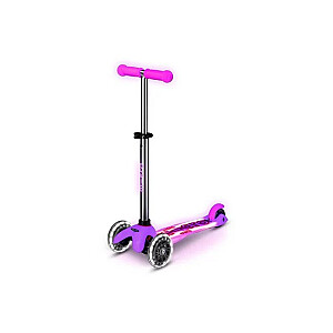 Самокат Mini Micro Deluxe Glow LED Plus Frosty Pink
