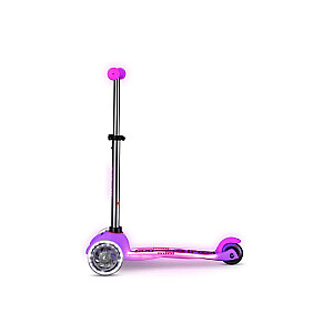 Самокат Mini Micro Deluxe Glow LED Plus Frosty Pink