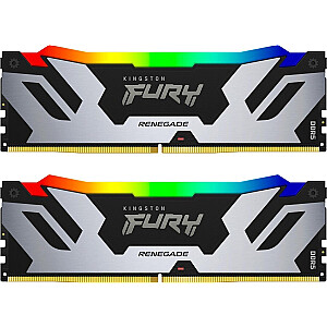 Kingston Fury Renegade RGB Память, DDR5, 48 ГБ, 8400МГц, CL40 (KF584CU40RSAK2-48)