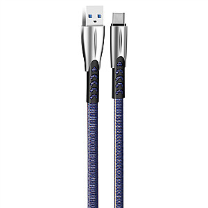 ColorWay Cable USB Type-C (Zinc Aalloy) 2.4А, 1m | CW-CBUC012-BL