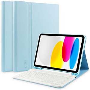 Tech-Protect Tech-Protect SC Pen + Keyboard case with keyboard for iPad 10.9" 2022 - light blue