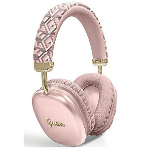 Guess Gcube Metallic Script Logo Bluetooth Pink