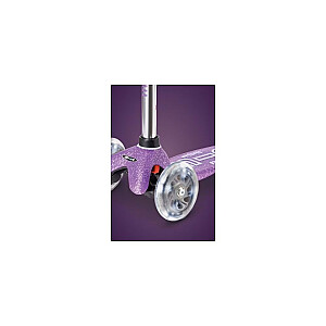 Самокат Mini Micro Deluxe Fairy Glitter LED Purple