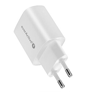 Sienas lādētājs 1X USB 18W QC3.0 Balts