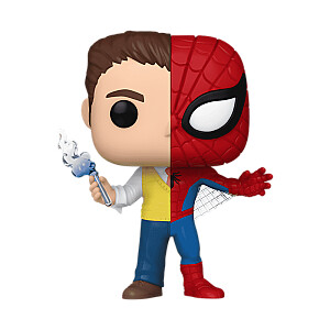 FUNKO POP! Vinila figūra: Marvel - Spider-Man / Peter Parker (Split)