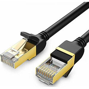 Ugreen Round UGREEN NW107 Ethernet RJ45 tīkla kabelis, Cat.7, STP, 2m (melns)
