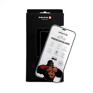 Evelatus Apple iPhone 14/13/13 Pro 6.1 Corning Gorilla Glass Anti-Static 3D Full Cover 10X Stronger