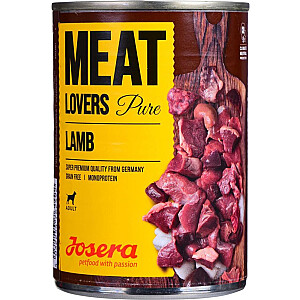 Josera Meatlovers Pure Lamb mitrā barība suņiem 400g