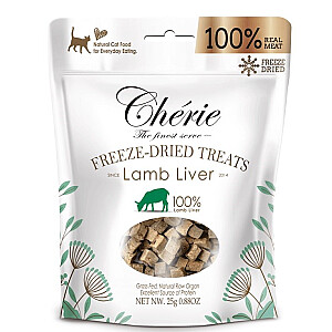 CHERIE Freeze-dried aitu aknu gabali - kaķu našķi - 30g