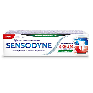 SENSODYNE jutīguma un smaganu zobu pasta 75ml