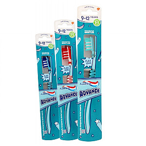 AQUAFRESH Advance зубная щетка для детей 9-12 лет 1шт.