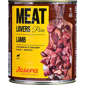 Josera Meatlovers Pure Lamb mitrā barība suņiem 800g