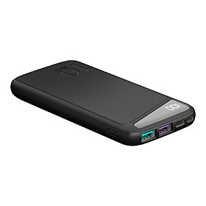 Goobay 53936 Ātrās uzlādes power bank 10,000 mAh ar Power Delivery, melns