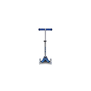 Самокат Mini Micro Deluxe Galaxy Glitter LED Navy Blue