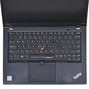 LENOVO ThinkPad X390 i5-8365U 16GB 256GB SSD 13.3" HD Win11pro lietots ASV QWERTY