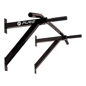 Pure2Improve Chin Up Bar Liels | Melns