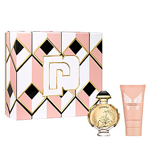 SET PACO RABANNE Olympea Solar Intense EDP smidzinātājs 50ml + ĶERMEŅA LOSJONS 75ml