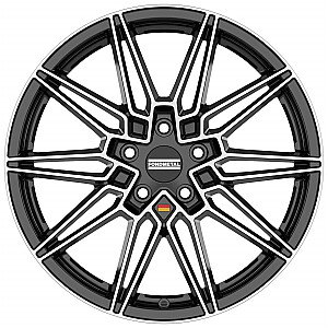 Fondmetal Thoe Glossy Black Machined 8x19 5x112 ET26 CB66,6 60° 775 kg RF18200 Fondmetal