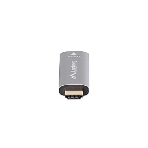 Adapteris HDMI(M)-Displayport(F)4K sudrabs