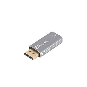 Displayport(M) - HDMI(F) 8K adapter sudraba