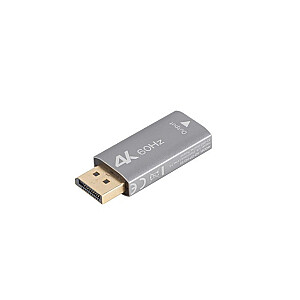 Displayport(M) - HDMI(F) 4K adapter sudraba