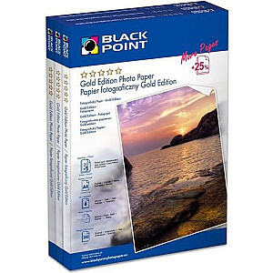 Чёрная фотобумага Black Point для принтера A6 (PFA6G230B)