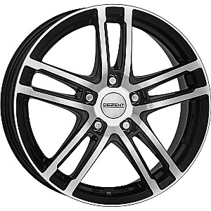 Dezent TZ dark Black/polished 6,5x16 5x105 ET38 CB56,6 60° 730 kg TTZZABP38E Dezent