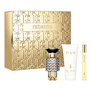 SET PACO RABANNE Fame EDP smidzinātājs 50ml + ĶERMEŅA LOSJONS 75ml + MINIATŪRA EDP smidzinātājs 10ml