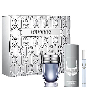 SET PACO RABANNE Invictus EDT smidzinātājs 100ml + DEO smidzinātājs 150ml + MINIATŪRA EDT smidzinātājs 10ml