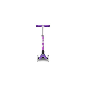 Мини самокат складной Mini DELUXE LED Фиолетовый
