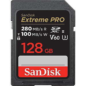 SanDisk Extreme PRO SDXC 128 GB Class 10 UHS-II/U3 V60 (SDSDXEP-128G-GN4IN)