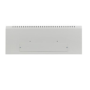 Настенный монтажный шкаф 19 дюймов 6U+3U 540x200 низкопрофильный серый собранный