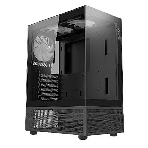 XPG INVADER X MINI KOMPAKTA VIDUS TORŅA KASTE Melna