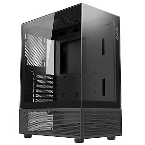 XPG INVADER X MINI KOMPAKTA VIDUS TORŅA KASTE Melna