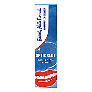 BEVERLY HILLS Natural White Optic Blue Whitening Toothpaste balinoša zobu pasta 100ml